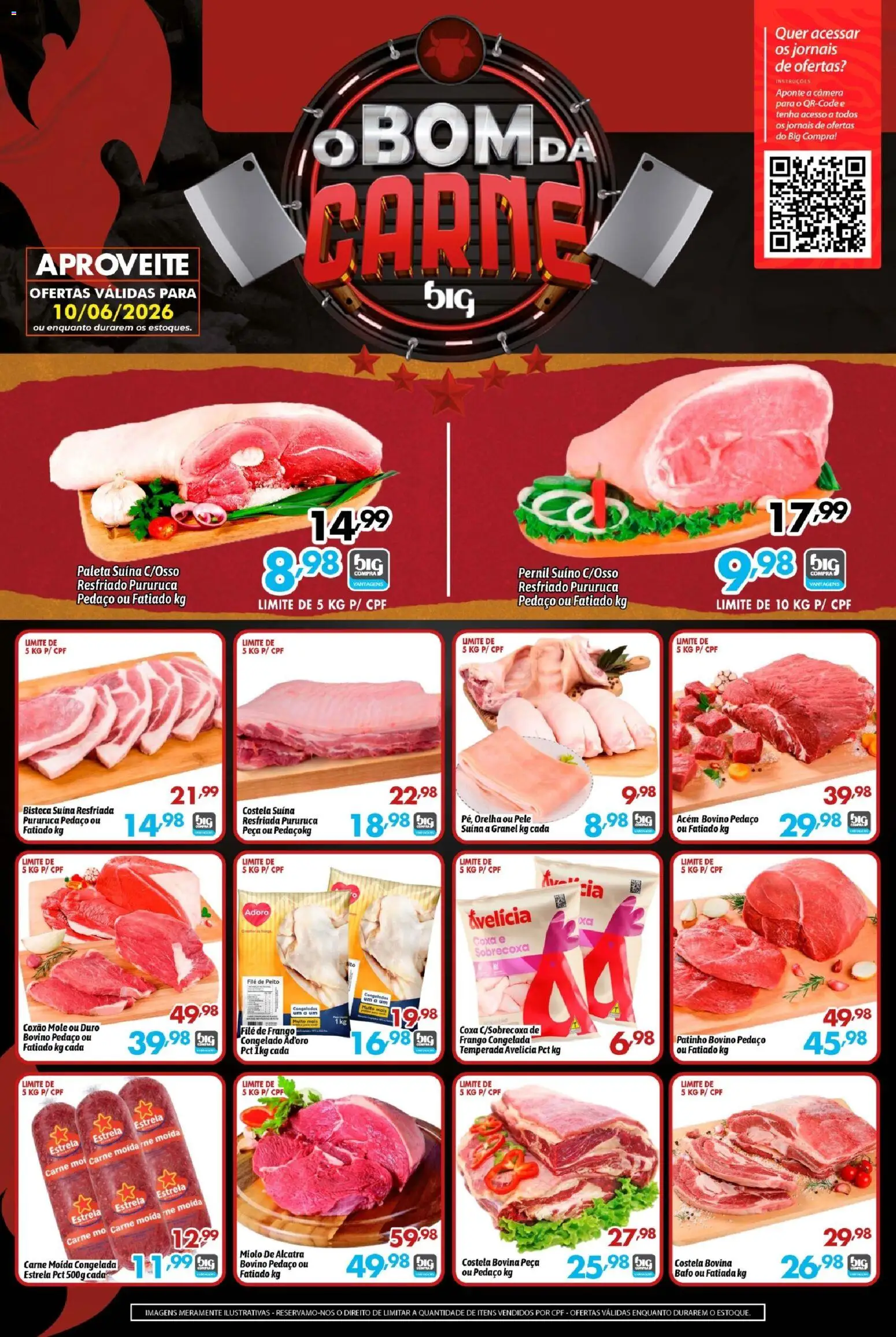 Big Compra Folheto - válido de 10.06.2026 | Página: 1 | Produtos: Acém, Alcatra, Filé de frango, Frango