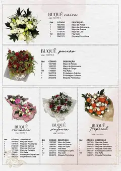 Bistek Supermercados ofertas de Buquês de Flores - Pré-Visualização do folheto da loja Bistek Supermercados, válido de 06/02/2026 | Página: 13 | Produtos: Gerbera, Fita