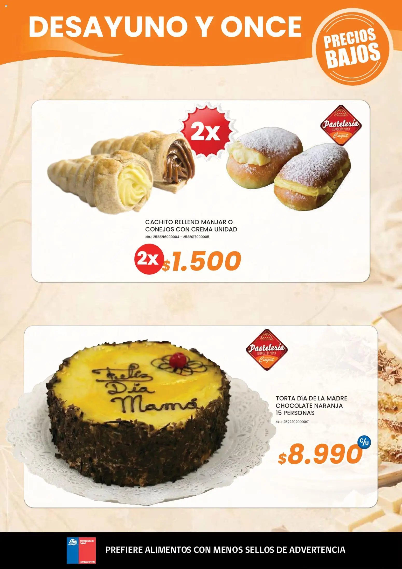 Cugat Ofertas  │ válido desde el 04.05.2026 | Página: 12 | Productos: Torta, Chocolate, Crema, Manjar