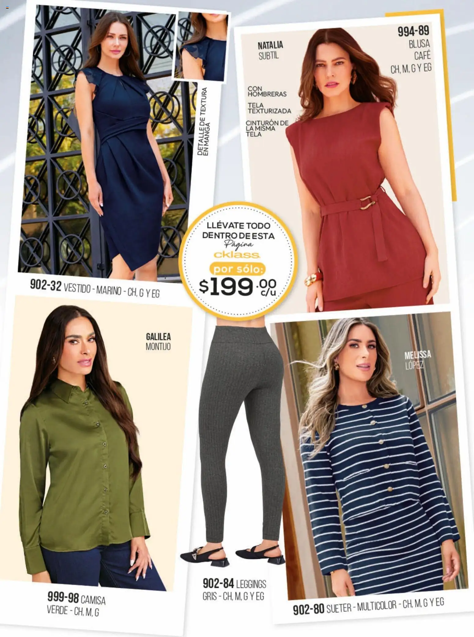 Nuevas ofertas de Cklass válidas en toda la República Mexicana desde el 23/06/2026. ¡Encuentra las mejores ofertas en Cklass catálogo Rebajas sobre rebajas ropa! | Página: 108 | Productos: Leggings, Cinturón, Camisa, Vestido