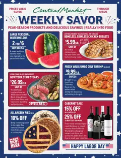 Preview of Central Market weekly ads valid from 09/02/2026