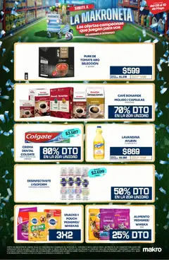 Vista previa Makro Ofertas La Makroneta válido desde el 08.05.2026 | Página: 2 | Productos: Desinfectante, Lavandina, Tomate, Pure de Tomate