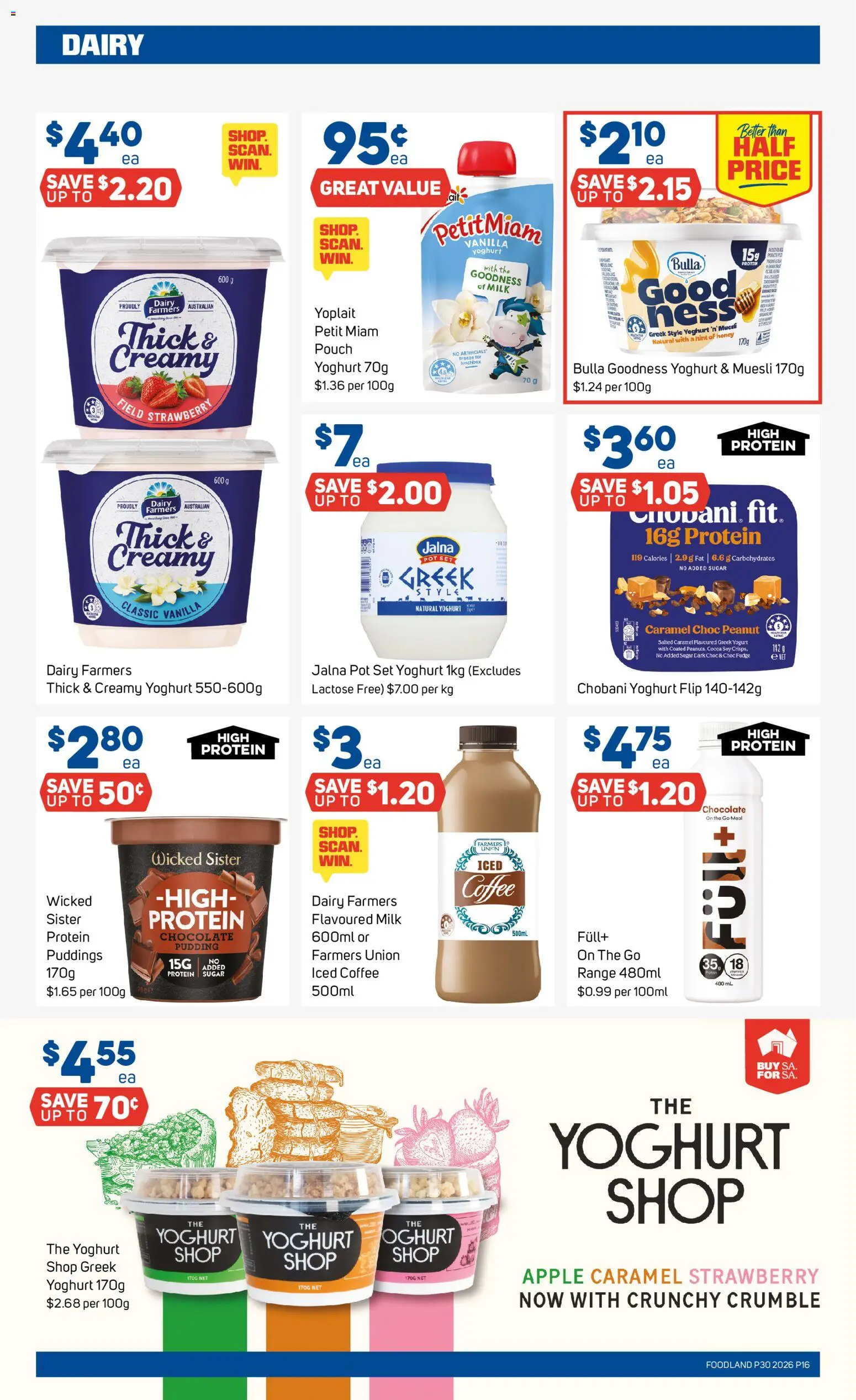 Foodland catalogue - valid from 22/07/2026 | Page: 16 | Products: Honey, Peanuts, Pudding, Sugar