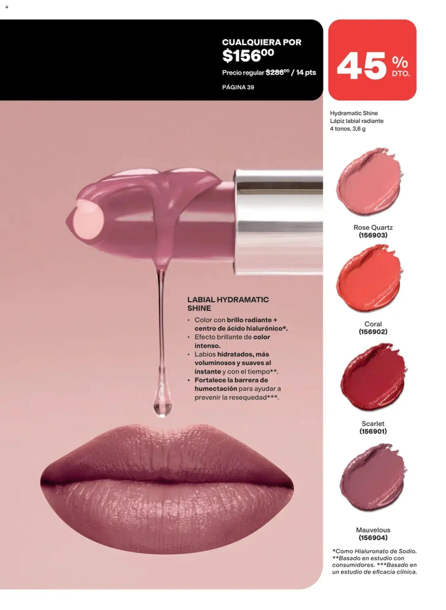 Nuevas ofertas de AVON válidas en toda la República Mexicana desde el 02/10/2026. ¡Encuentra las mejores ofertas en AVON campaña 15 2026! | Página: 39 | Productos: Brillo, Radiante, Lápiz labial