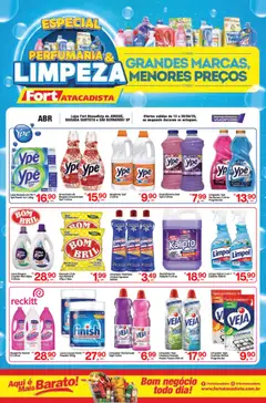 Fort Atacadista ofertas Perfumaria e Limpeza - Pré-Visualização do folheto da loja Fort Atacadista, válido de 13.04.2026