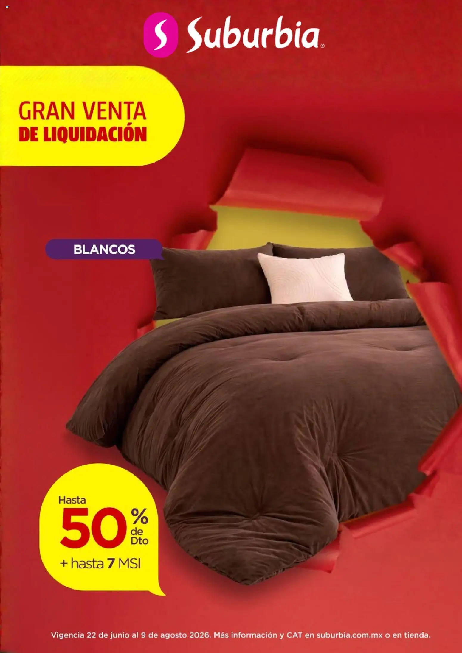 Nuevas ofertas de Suburbia válidas en toda la República Mexicana desde el 22/06/2026. ¡Encuentra las mejores ofertas en Suburbia catálogo! | Página: 3