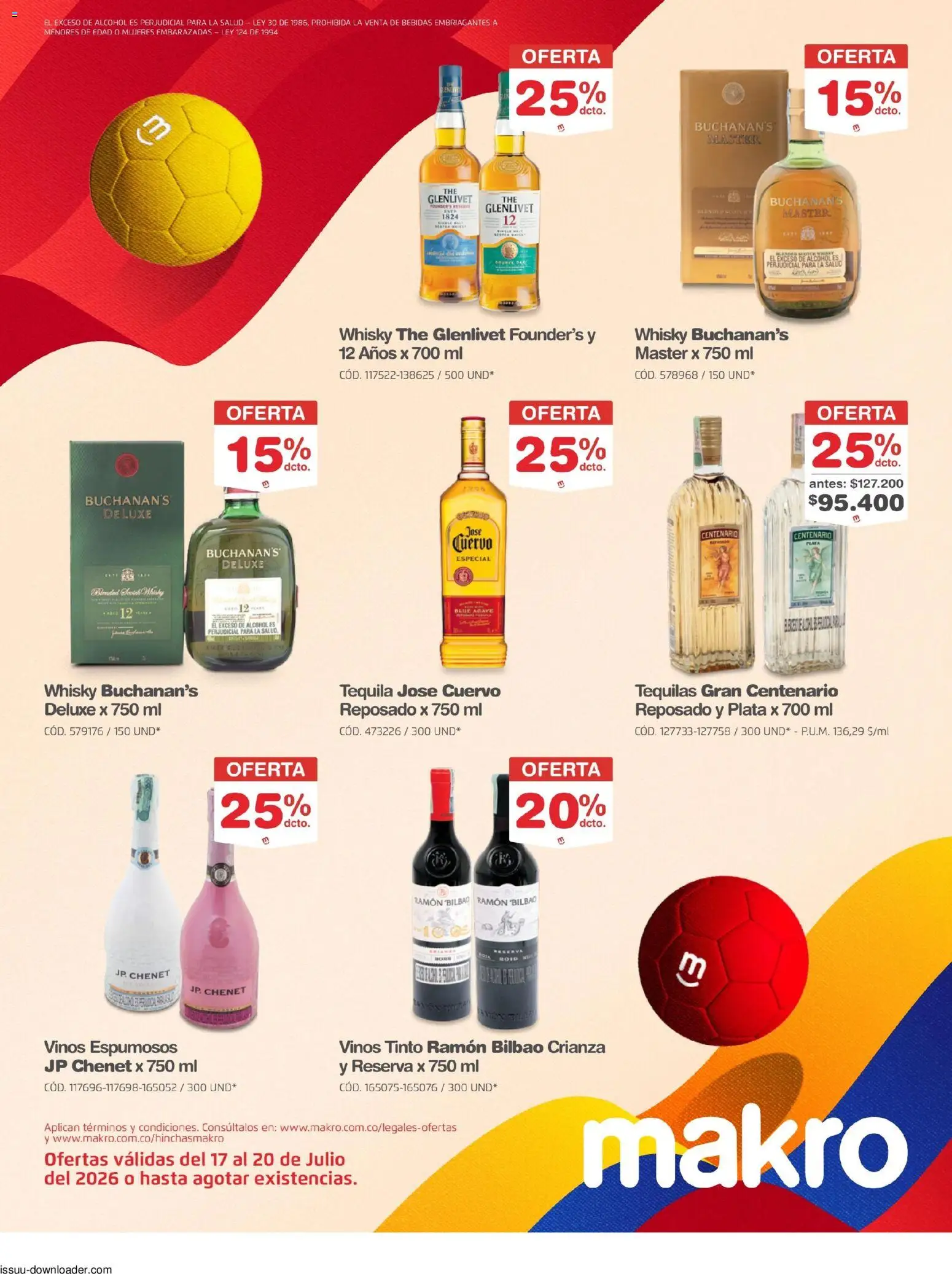 Makro revista - valida desde el 17/07/2026 | Página: 2 | Productos: Whisky, Tequila, Corta uñas, Tintura