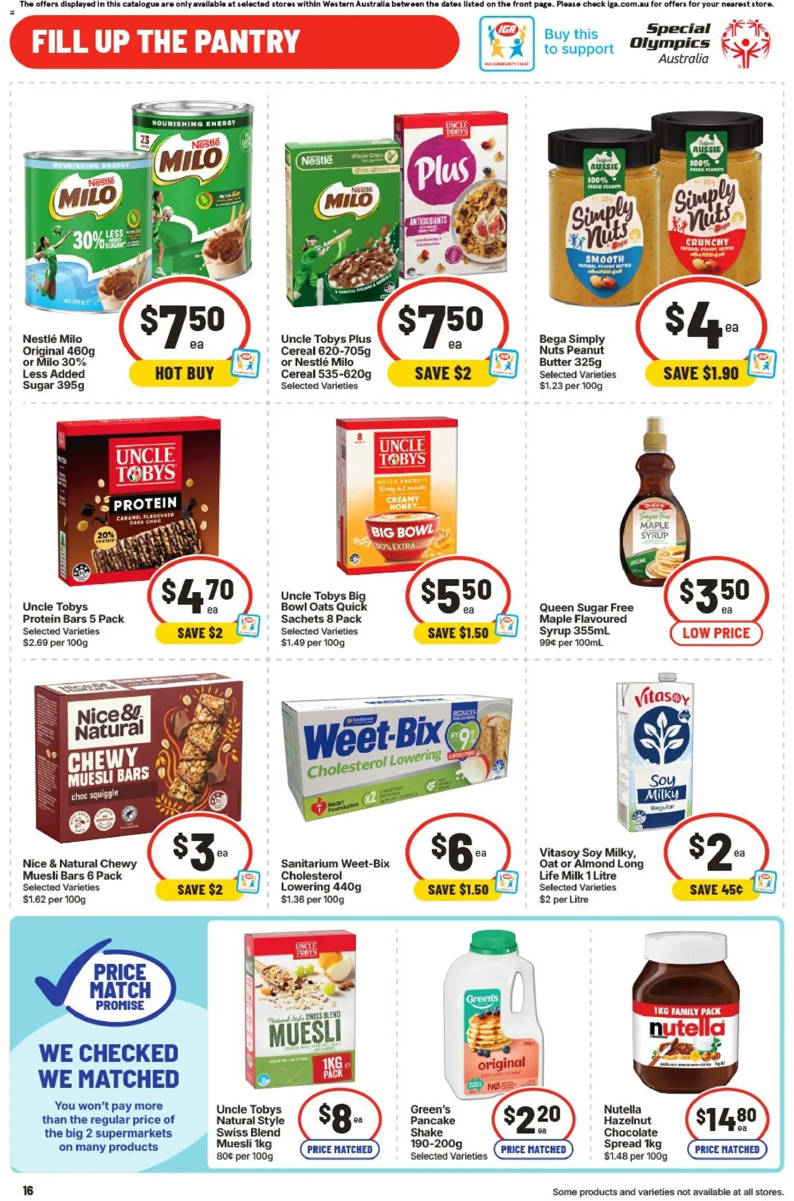 IGA catalogue - valid from 06.05.2026 | Page: 17 | Products: Milk, Butter, Honey, Nuts