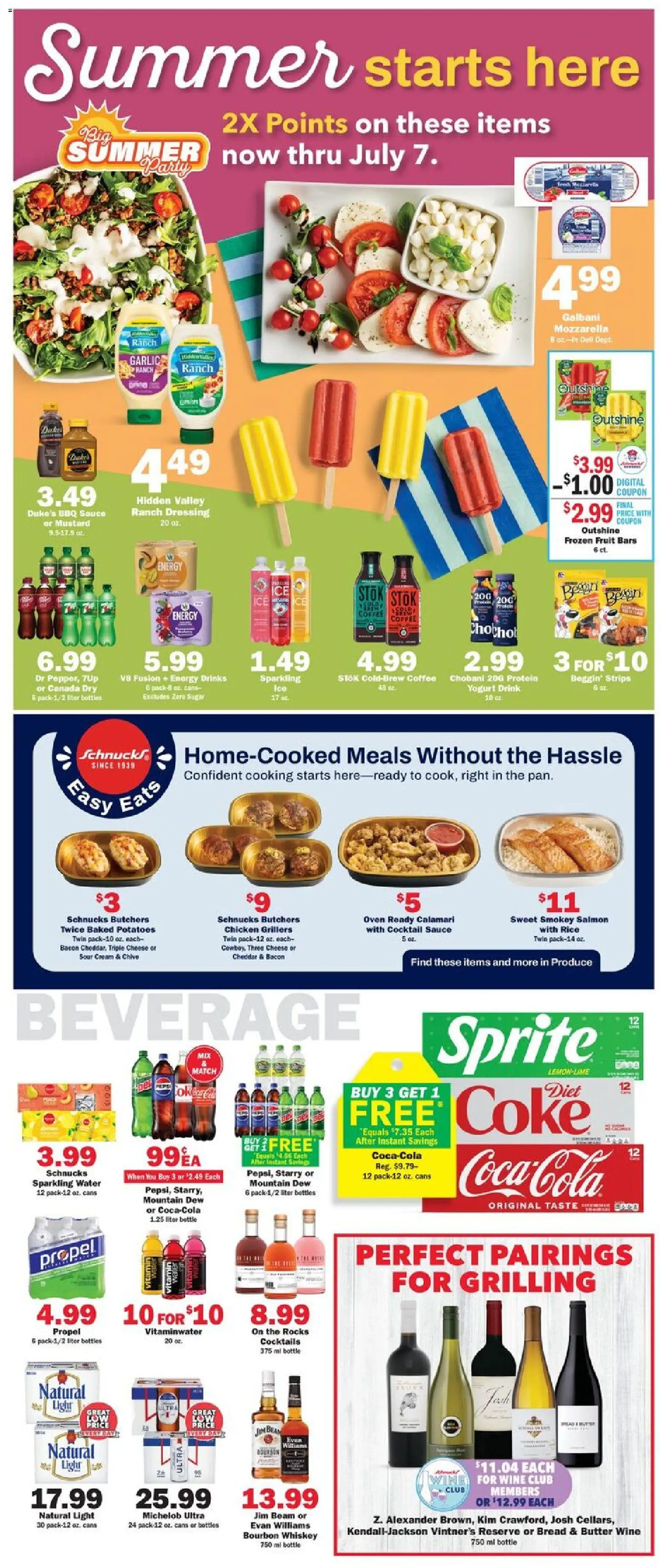 Schnucks Weekly Print Ad - MO - valid from 10.06.2026 | Page: 3 | Products: Fusion, Cheese, Wine, Sauce
