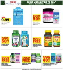 Preview of Meijer weekly ads valid from 17.06.2026 | Page: 32 | Products: Magnesium, Fish Oil, Oil, Sugar