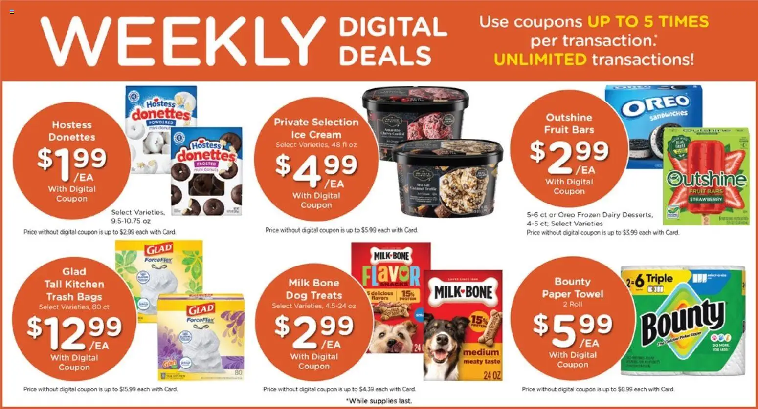 Pick ‘n Save Weekly Ad - valid from 08/12/2026 | Page: 4 | Products: Milk, Oreo, Cream, Ice cream