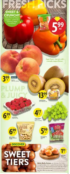 Preview of Save on foods flyer - AB from shop Save on foods valid from Jul 16, 2026 | Page: 3 | Products: Strawberries, Salad, Potatoes