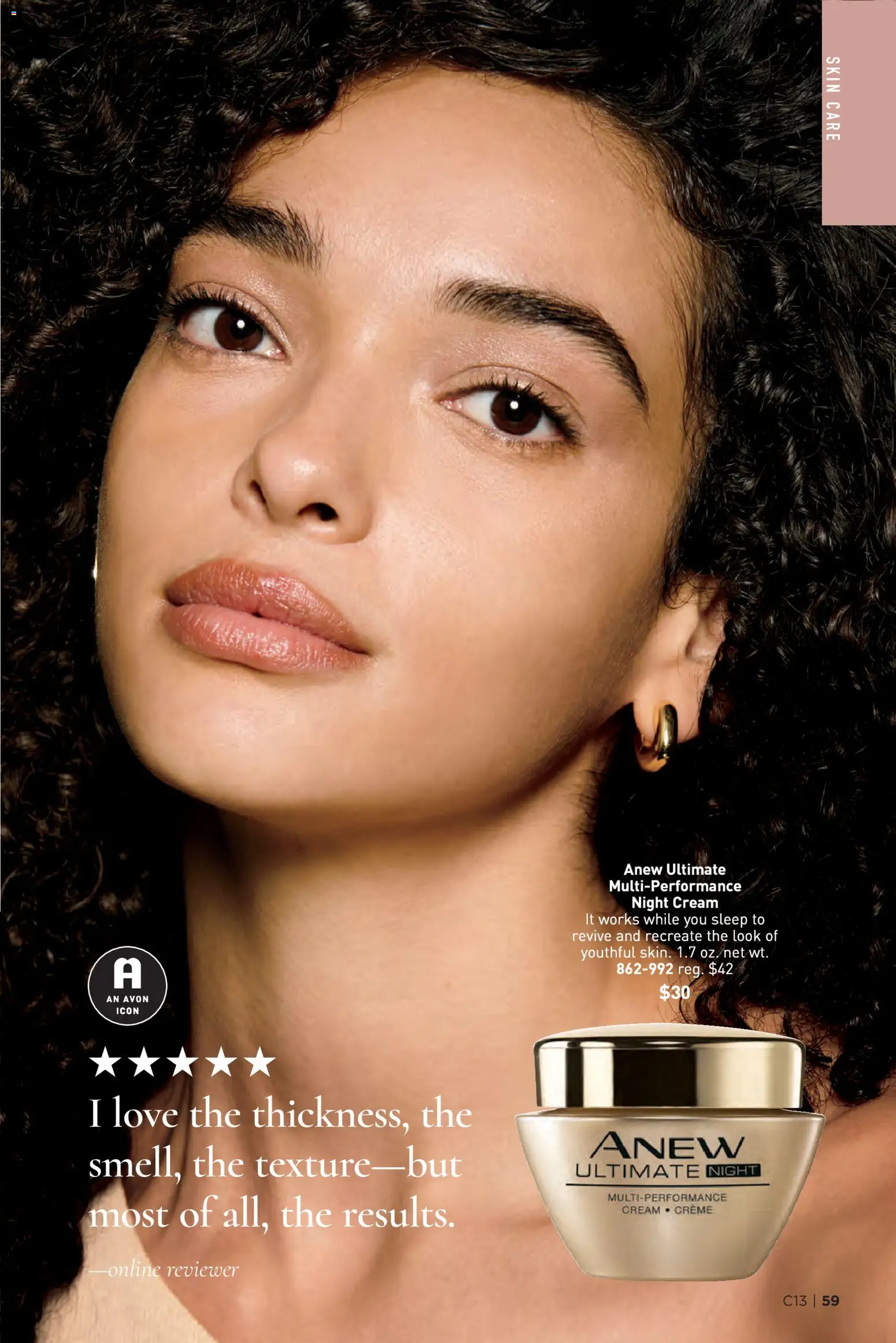 Avon Brochure - valid from 17.06.2026 | Page: 59 | Products: Night Cream, Cream