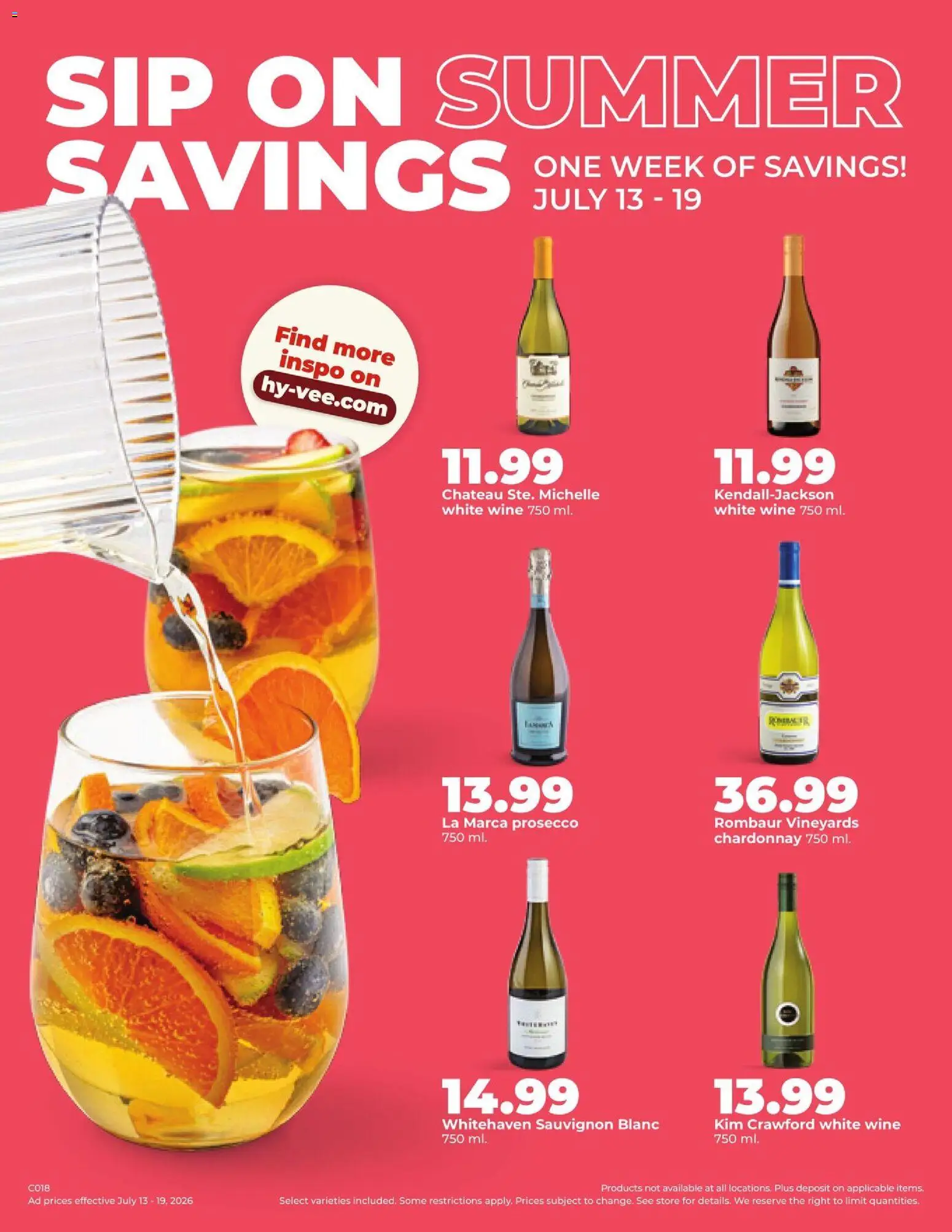HyVee Weekly Ad - valid from 07/13/2026 | Page: 41 | Products: Wine