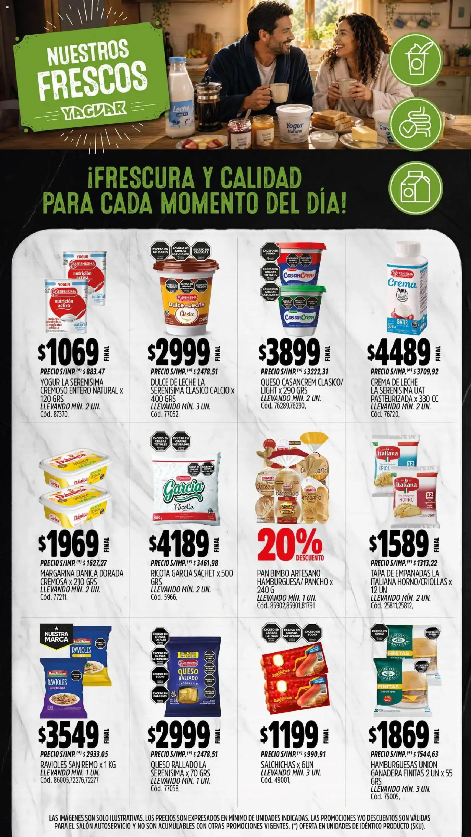 Yaguar - Oferta Semanal General Roca │ válido desde el 31/08/2026 | Página: 10 | Productos: Horno, Dulce de leche, Yogur, Crema