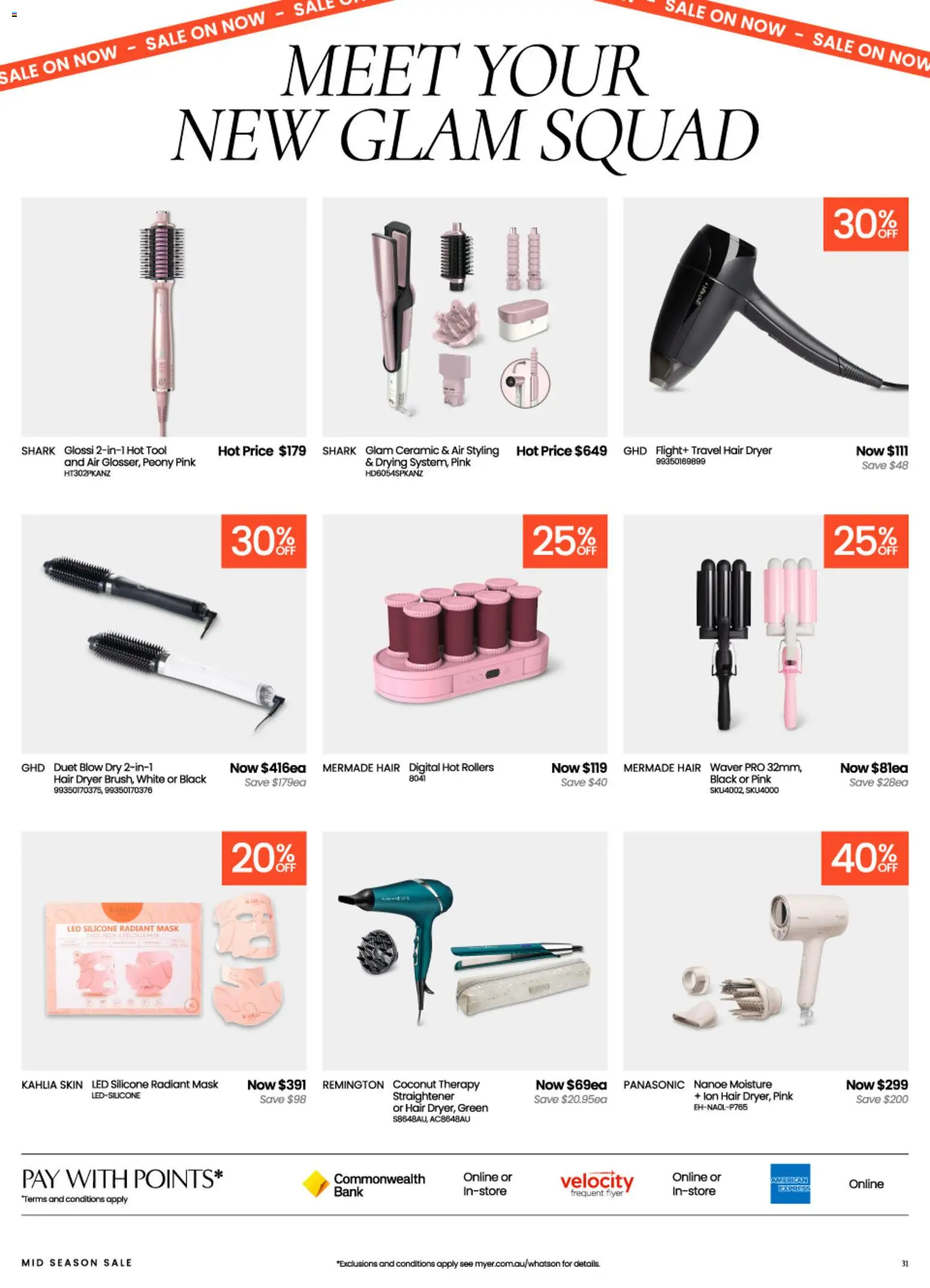 Myer catalogue - valid from 09/09/2026 | Page: 31 | Products: Mask, Digital, Coconut, Dryer