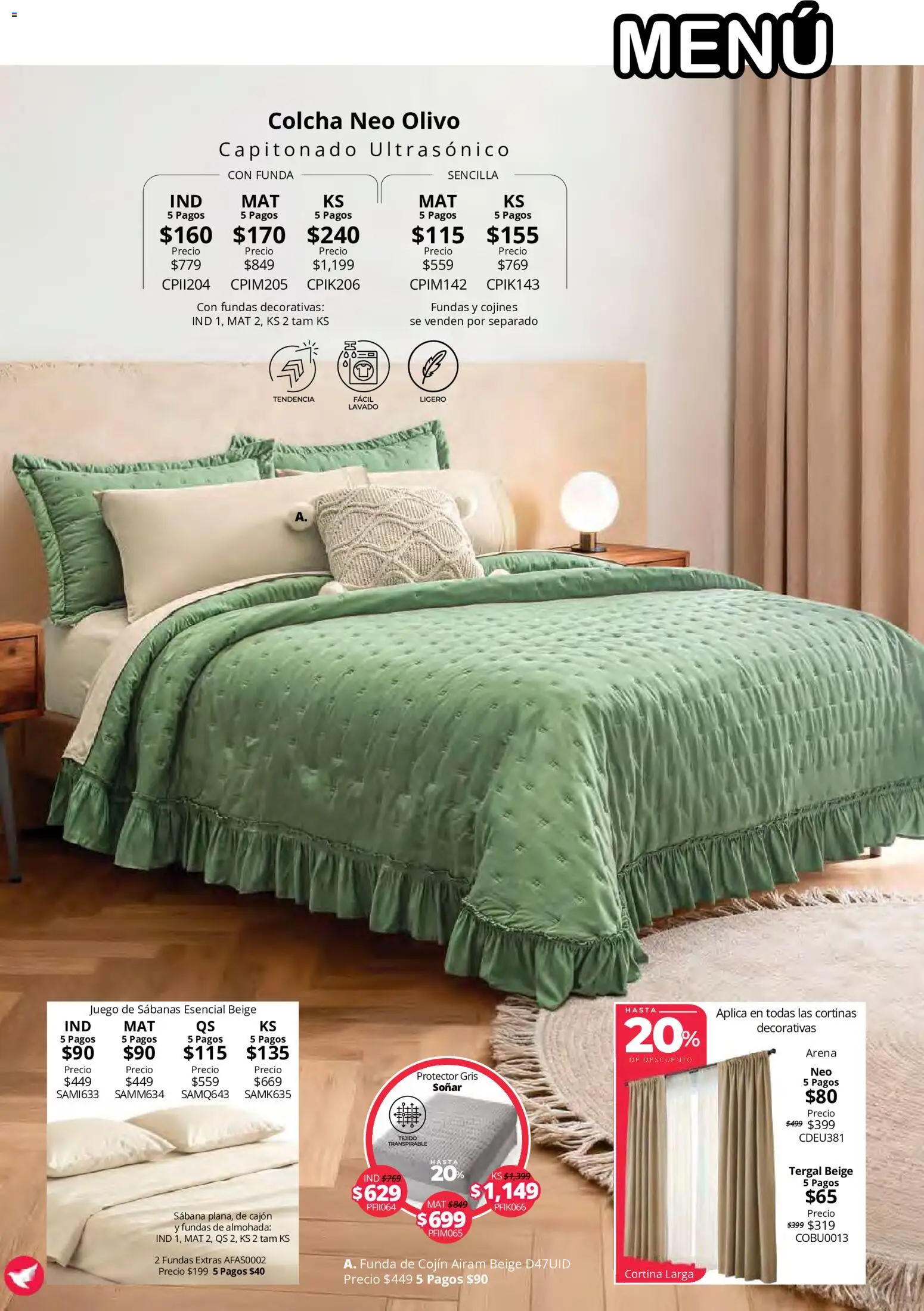 Nuevas ofertas de Colchas Concord válidas en toda la República Mexicana desde el 15/10/2026. ¡Encuentra las mejores ofertas en Colchas Concord catálogo! | Página: 86