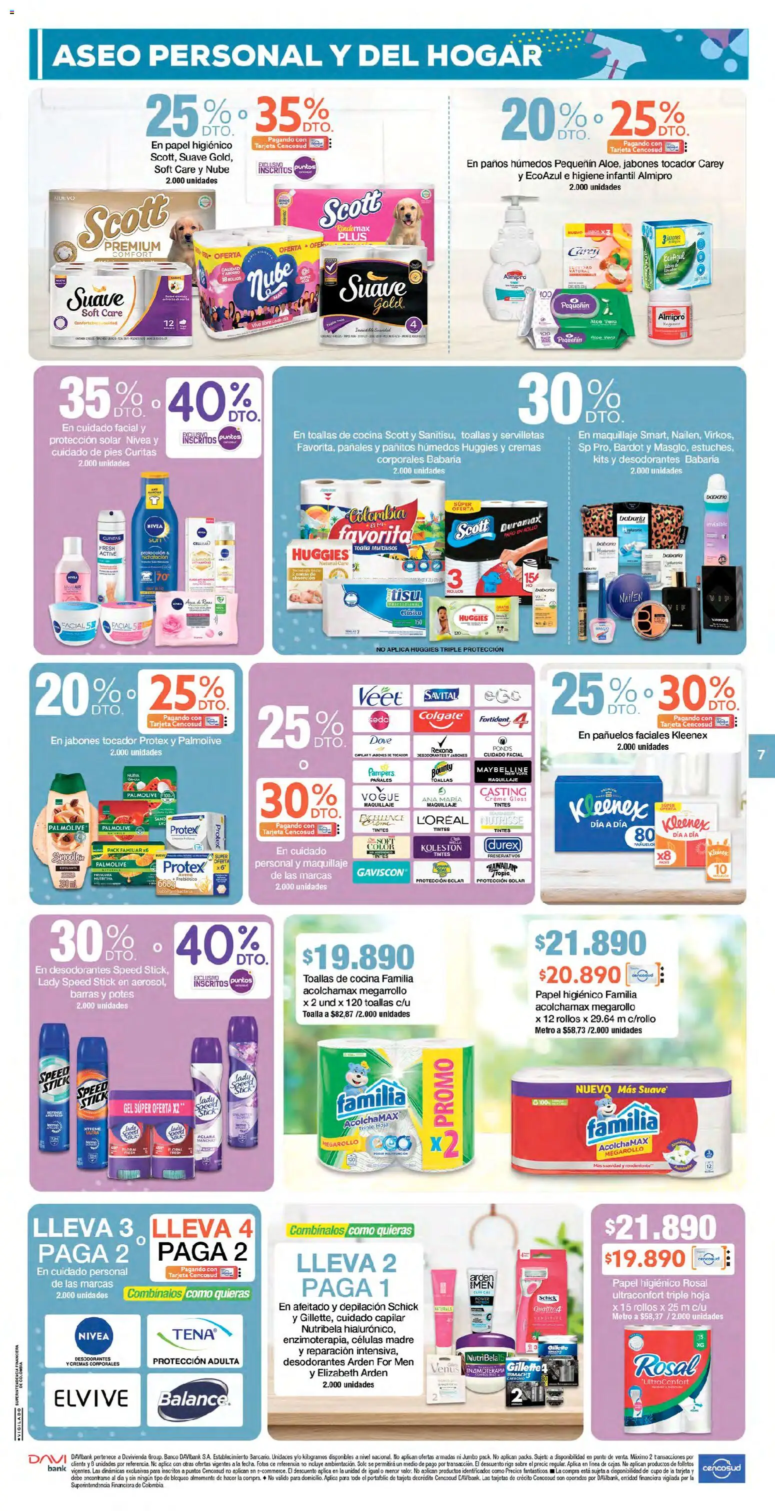 Jumbo revista - valida desde el 04/09/2026 | Página: 7 | Productos: Banco, Cocina, Toallas, Aloe vera