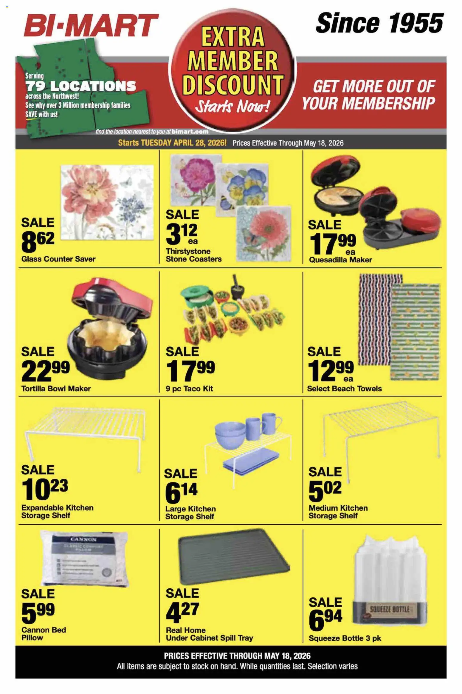 Bi-Mart Extra Member Discount - valid from 28.04.2026 | Page: 1