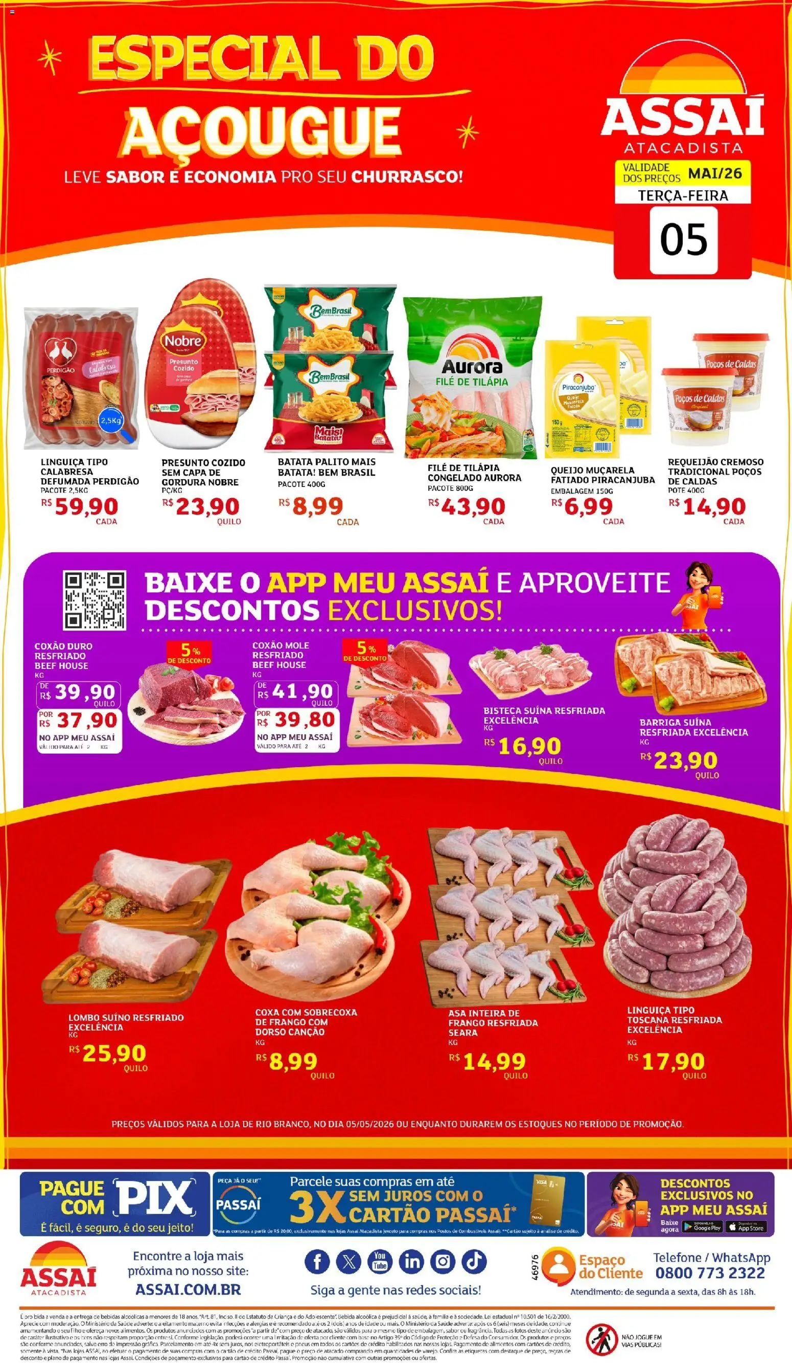 Assaí Atacadista Folheto - válido de 05.05.2026 | Página: 1