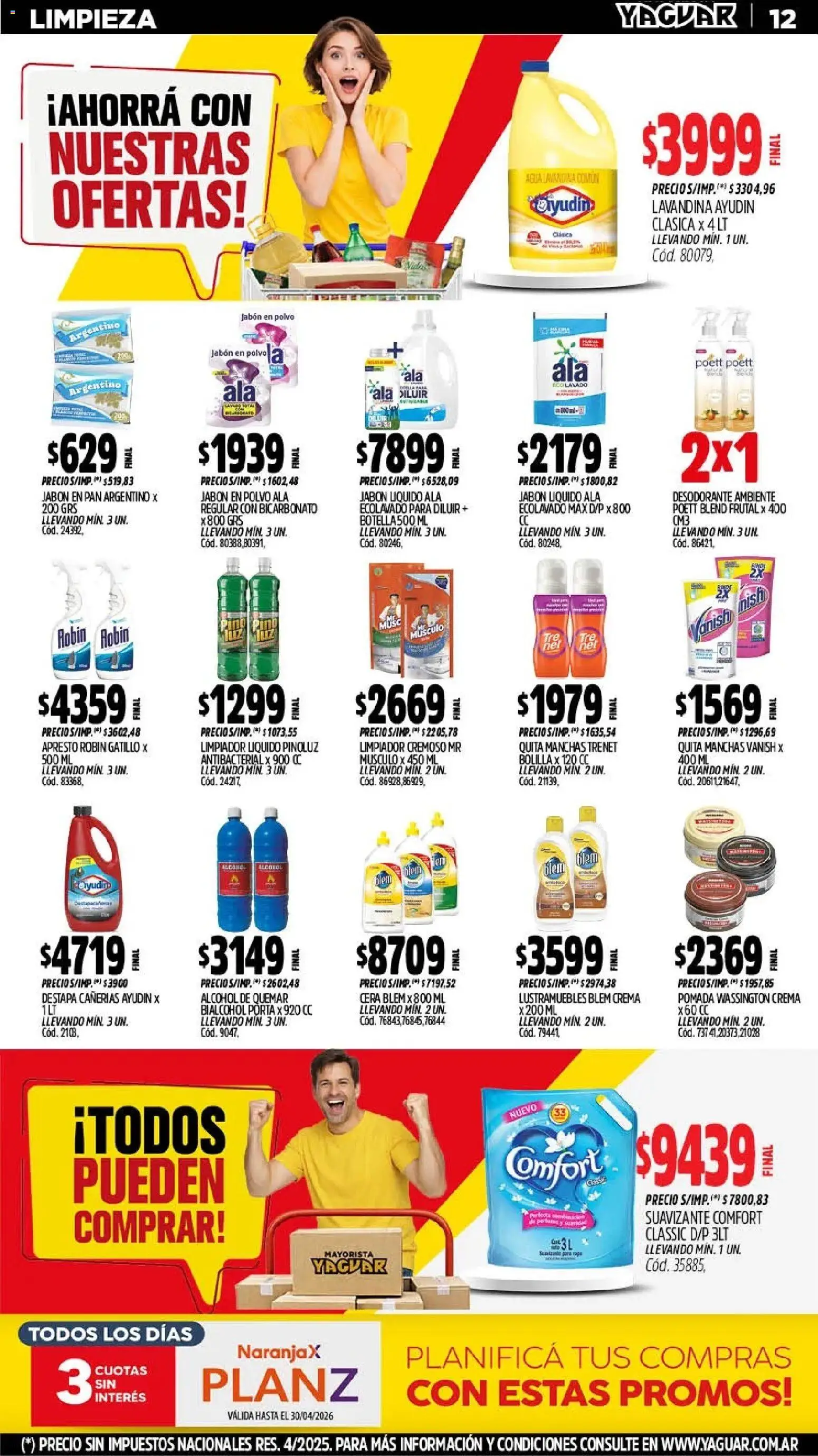 Yaguar - Oferta Semanal Córdoba │ válido desde el 04.05.2026 | Página: 12