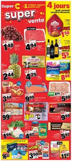 Preview of Super C weekly flyer / circulaire from shop Super C valid from Oct 29, 2026