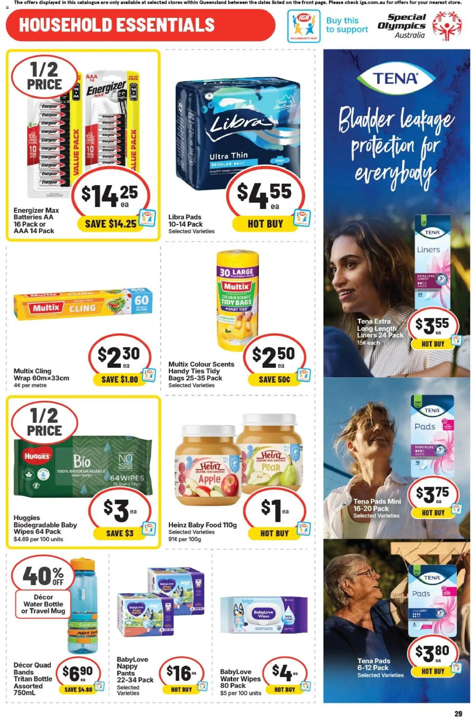 IGA catalogue - valid from 06.05.2026 | Page: 30 | Products: Decor, Household, Pear, Batteries