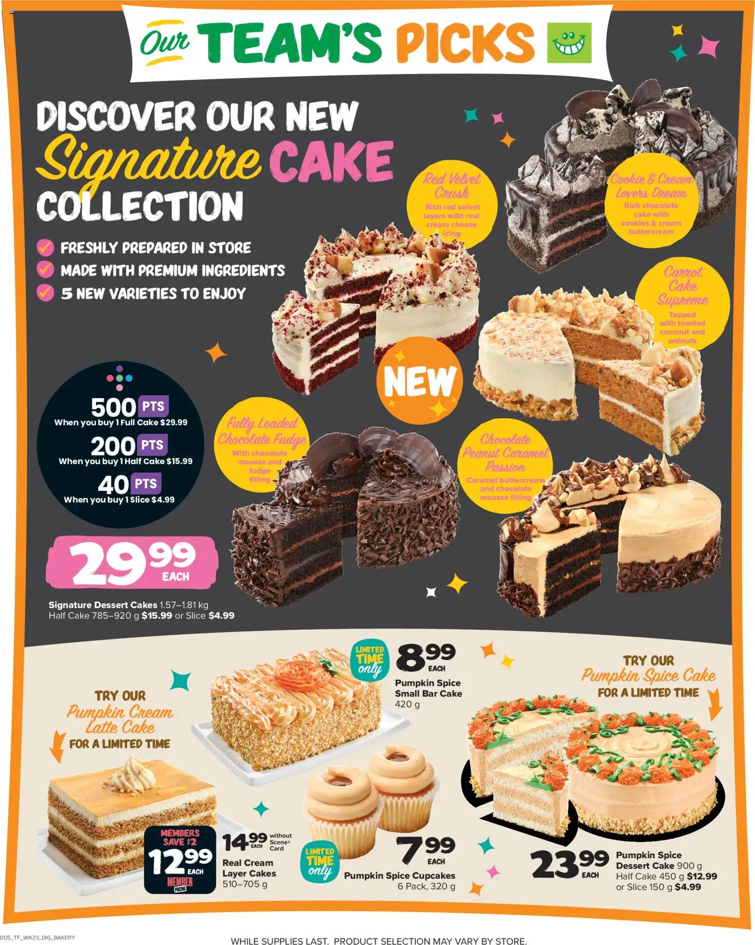 Thrifty Foods flyer valid from Oct 1, 2026 | Page: 12 | Products: Cream, Walnuts, Cheese, Chocolate