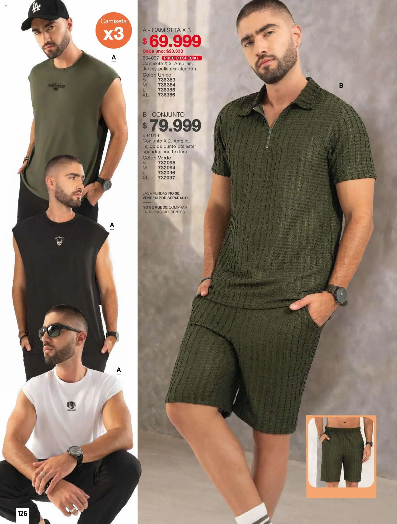 Carmel revista - valida desde el 01/07/2026 | Página: 126 | Productos: Camiseta, Conjunto