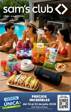 Vista previa de Sam's Club catálogo Cuponera, nuevo folleto de la tienda, válido en México a partir del 03/07/2026