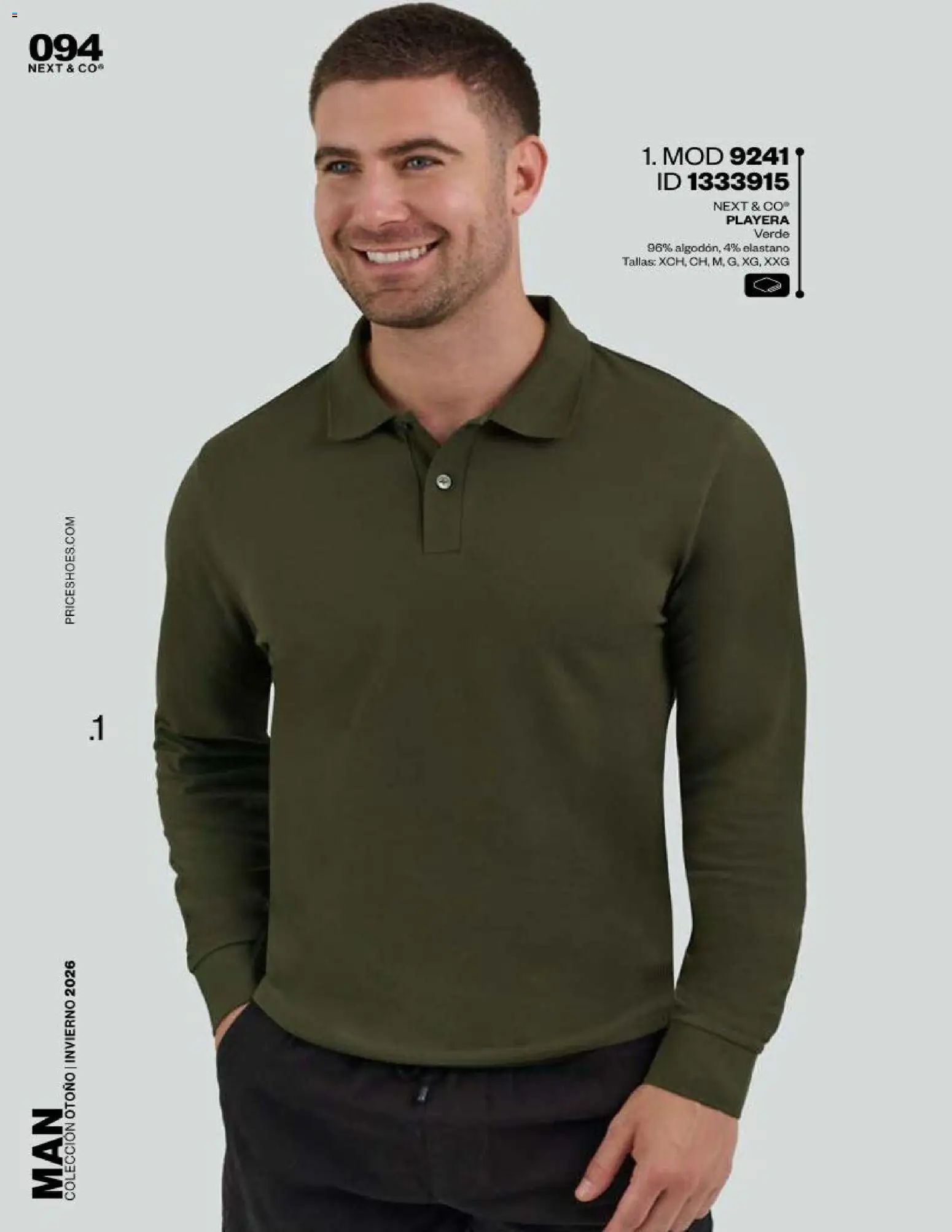 Nuevas ofertas de Price Shoes válidas en toda la República Mexicana desde el 01/09/2026. ¡Encuentra las mejores ofertas en Price Shoes catálogo Man! | Página: 94 | Productos: Playera