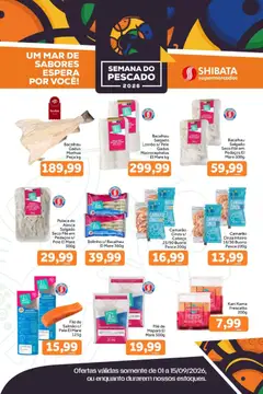 Shibata ofertas Pescados - Pré-Visualização do folheto da loja Shibata, válido de 01/09/2026