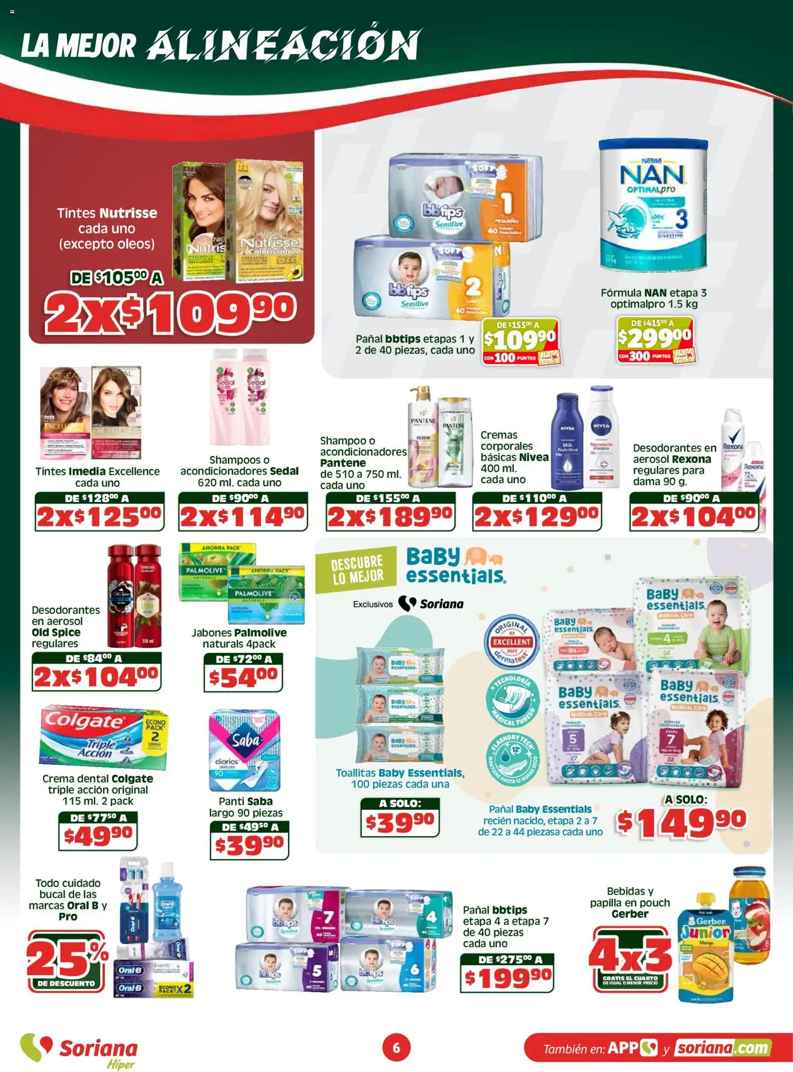 Nuevas ofertas de Soriana válidas en toda la República Mexicana desde el 30.04.2026. ¡Encuentra las mejores ofertas en Soriana Apoyamos con todo Híper Nacional! | Página: 6