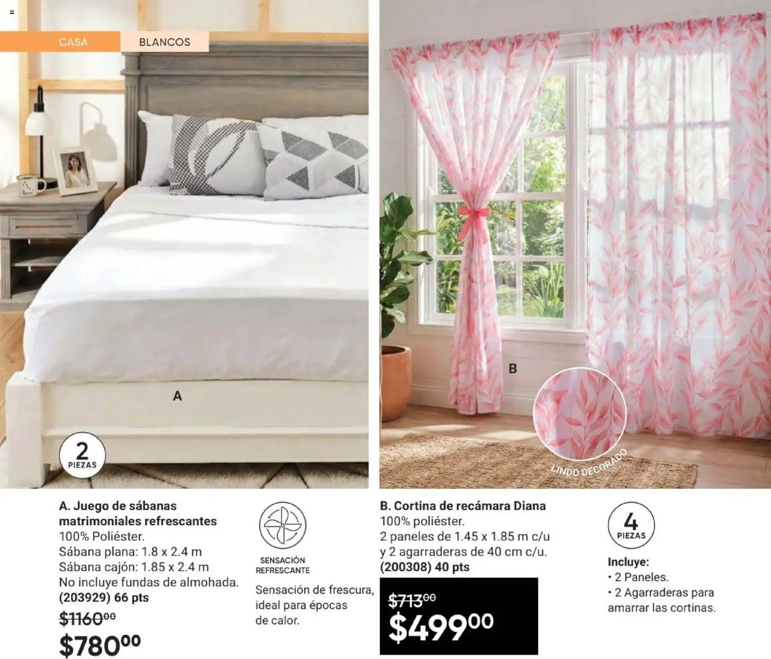 Nuevas ofertas de AVON válidas en toda la República Mexicana desde el 24.04.2026. ¡Encuentra las mejores ofertas en AVON Casa & Estilo 7 2026! | Página: 106 | Productos: Juego, Sabanas