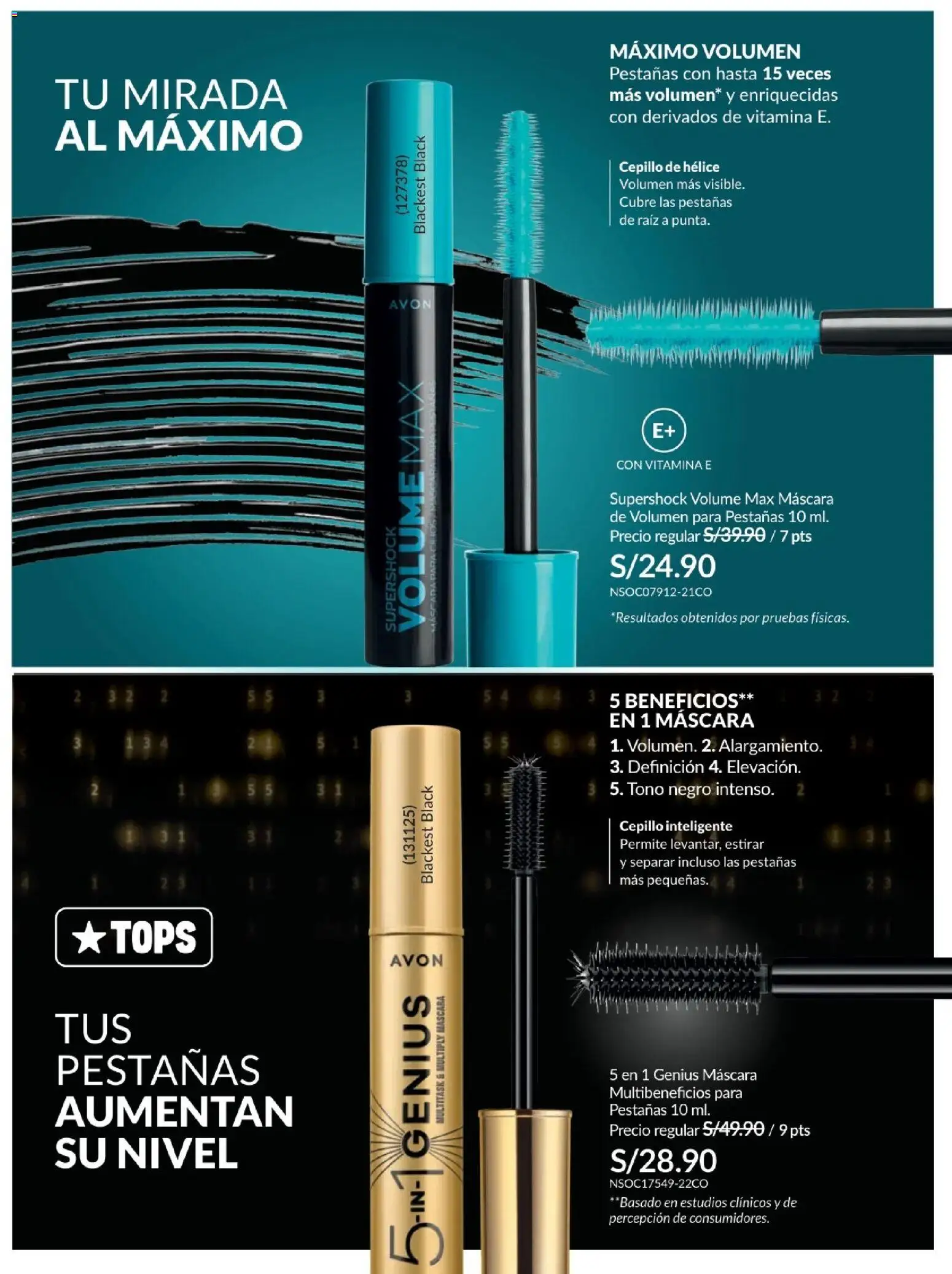 Catálogo Avon válido desde 24.05.2026 | Página: 34 | Productos: Máscara
