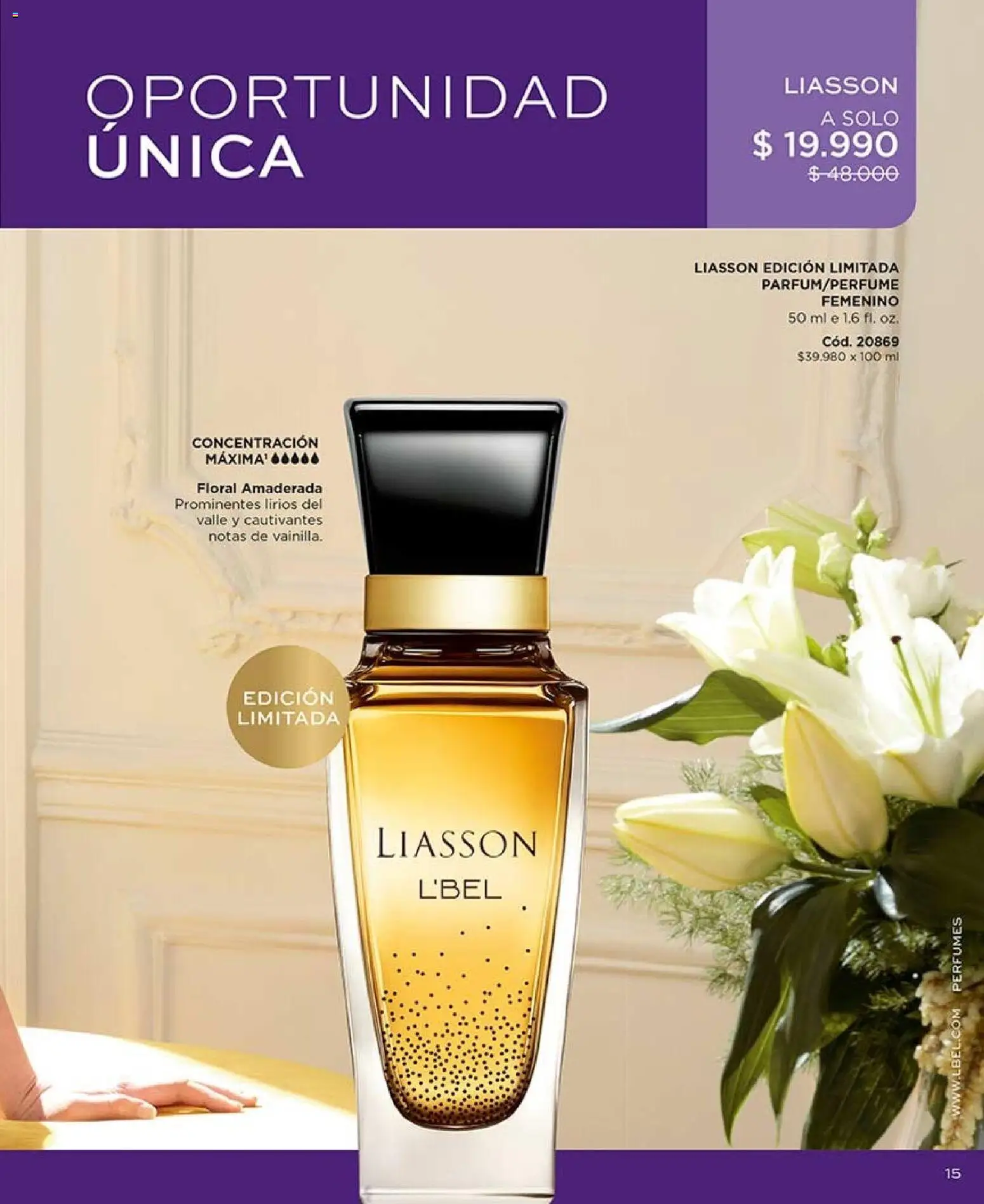 Catálogo L'Bel Campaña 14 │ válido desde el 16.08.2026 | Página: 15 | Productos: Perfumes
