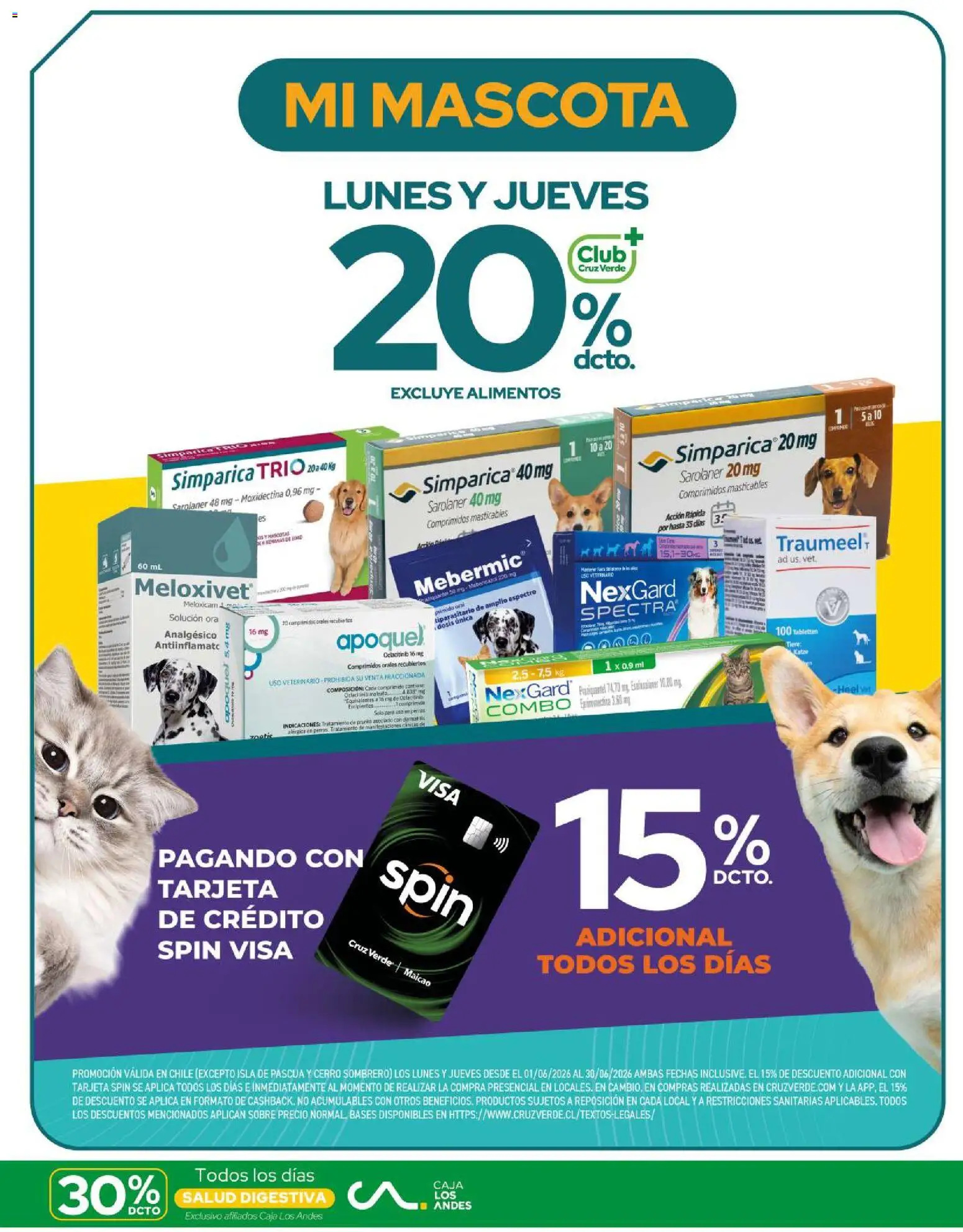 Cruz Verde Descuentos │ válido desde el 01.06.2026 | Página: 18 | Productos: Analgésico, Caja, Sobre, Sombrero