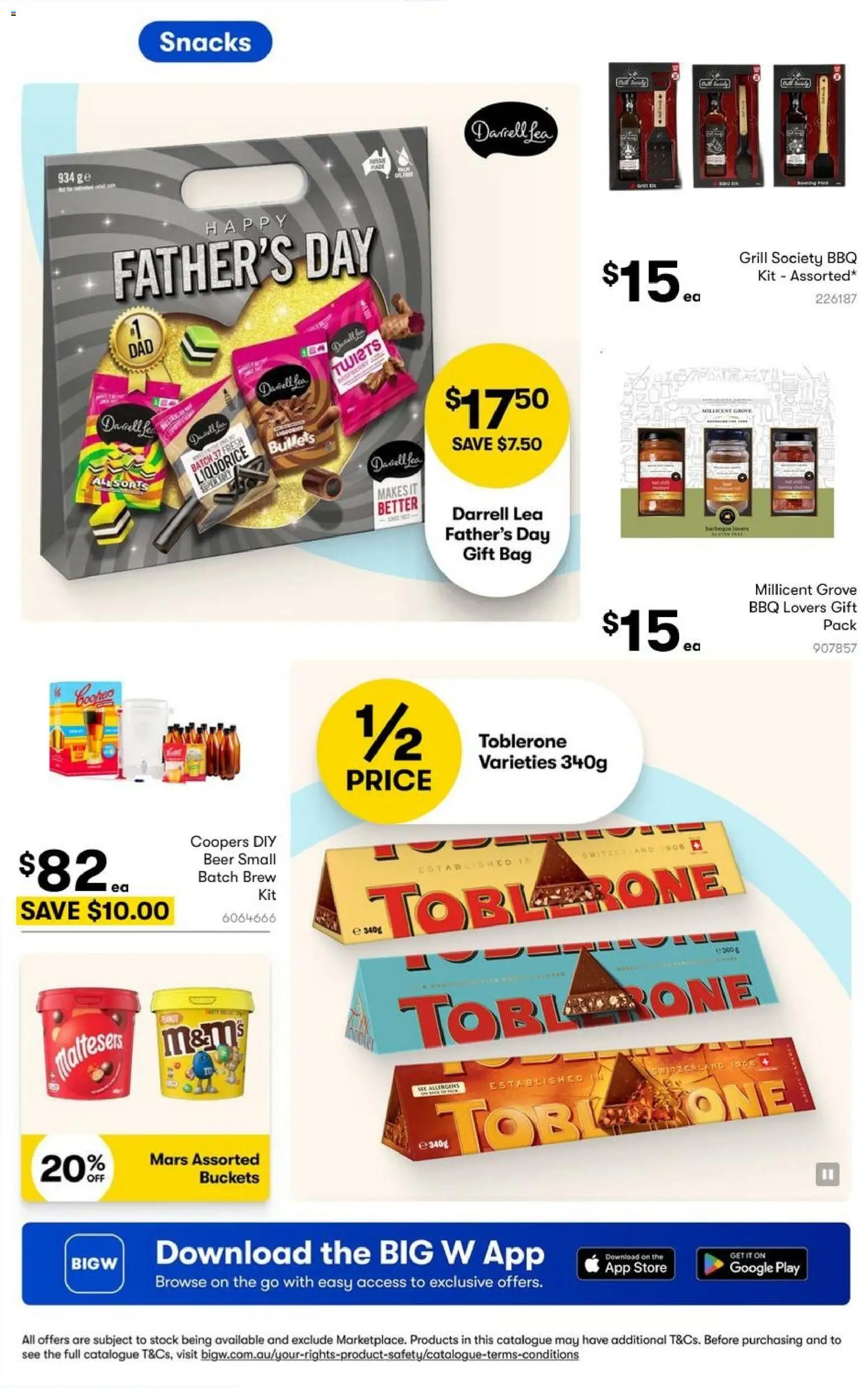 Big W catalogue - valid from 20/08/2026 | Page: 8 | Products: Snacks, Beer, Bag, Grill
