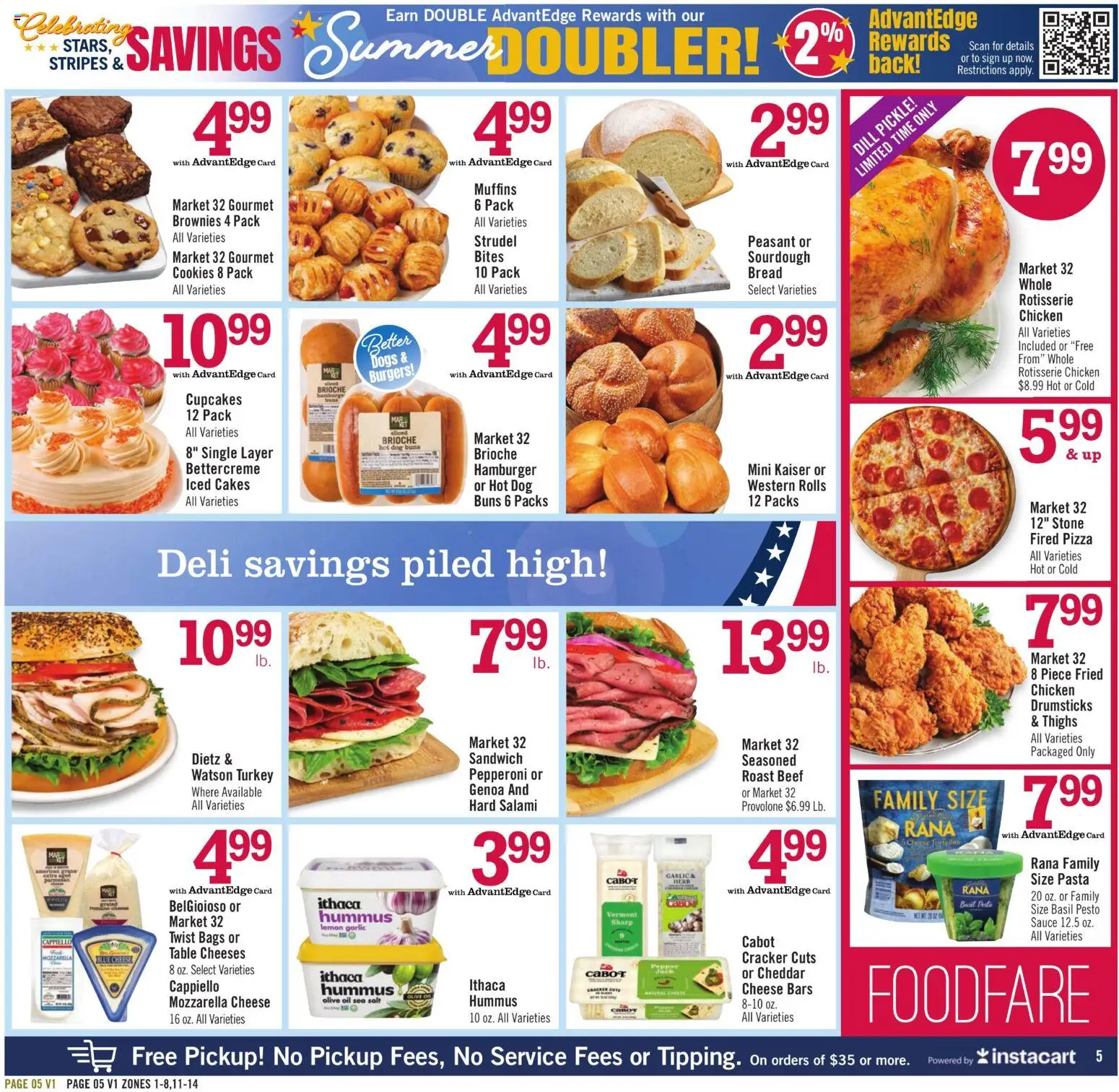 Price Chopper Weekly Ad - valid from 07.06.2026 | Page: 5 | Products: Table, Salami, Salt, Pepper