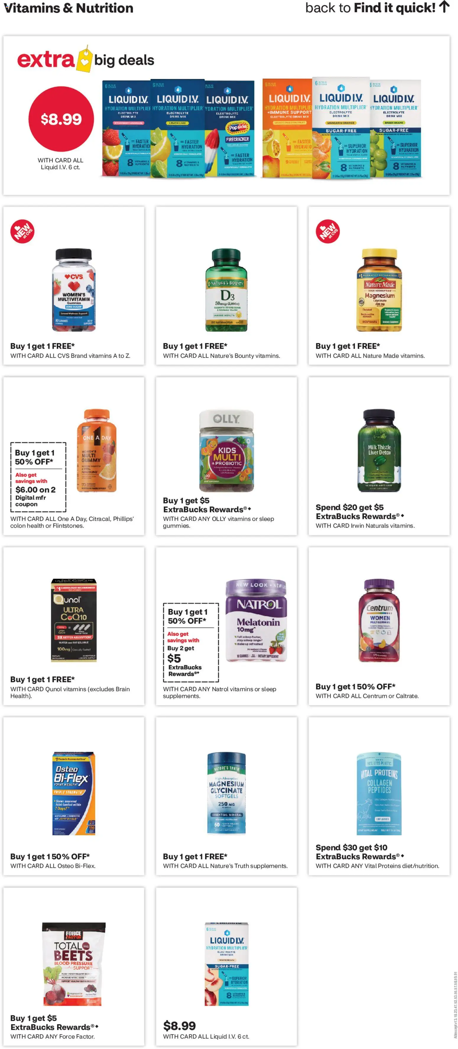 CVS Pharmacy Weekly Ad - valid from 08/30/2026 | Page: 8 | Products: Liver, Lemon, Lime, Filet