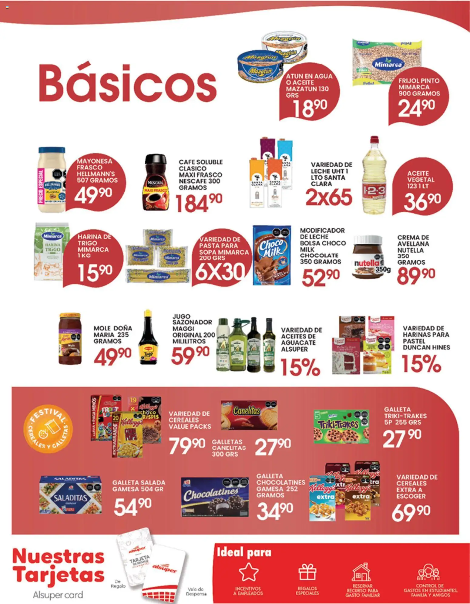 Nuevas ofertas de Alsuper válidas en toda la República Mexicana desde el 05.05.2026. ¡Encuentra las mejores ofertas en Alsuper folleto Chihuahua-Estado! | Página: 6 | Productos: Atún, Leche, Pasta, Galletas