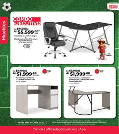Vista previa de Office Depot catálogo, nuevo folleto de la tienda, válido en México a partir del 01/07/2026 | Página: 17 | Productos: Repisa, Silla, Escritorio