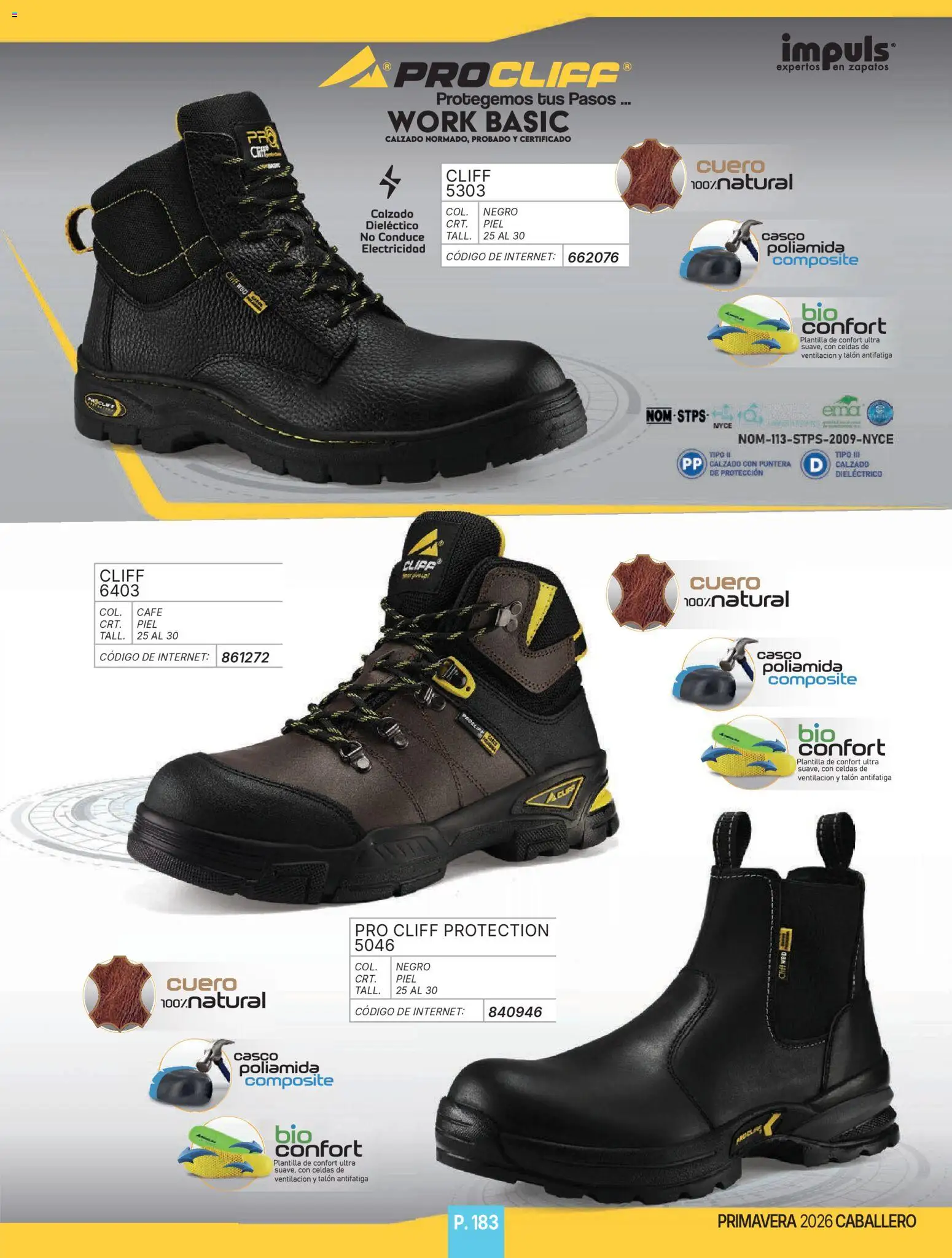 Nuevas ofertas de Impuls válidas en toda la República Mexicana desde el 01.01.2026. ¡Encuentra las mejores ofertas en Impuls catálogo Caballero! | Página: 185 | Productos: Zapatos, Café
