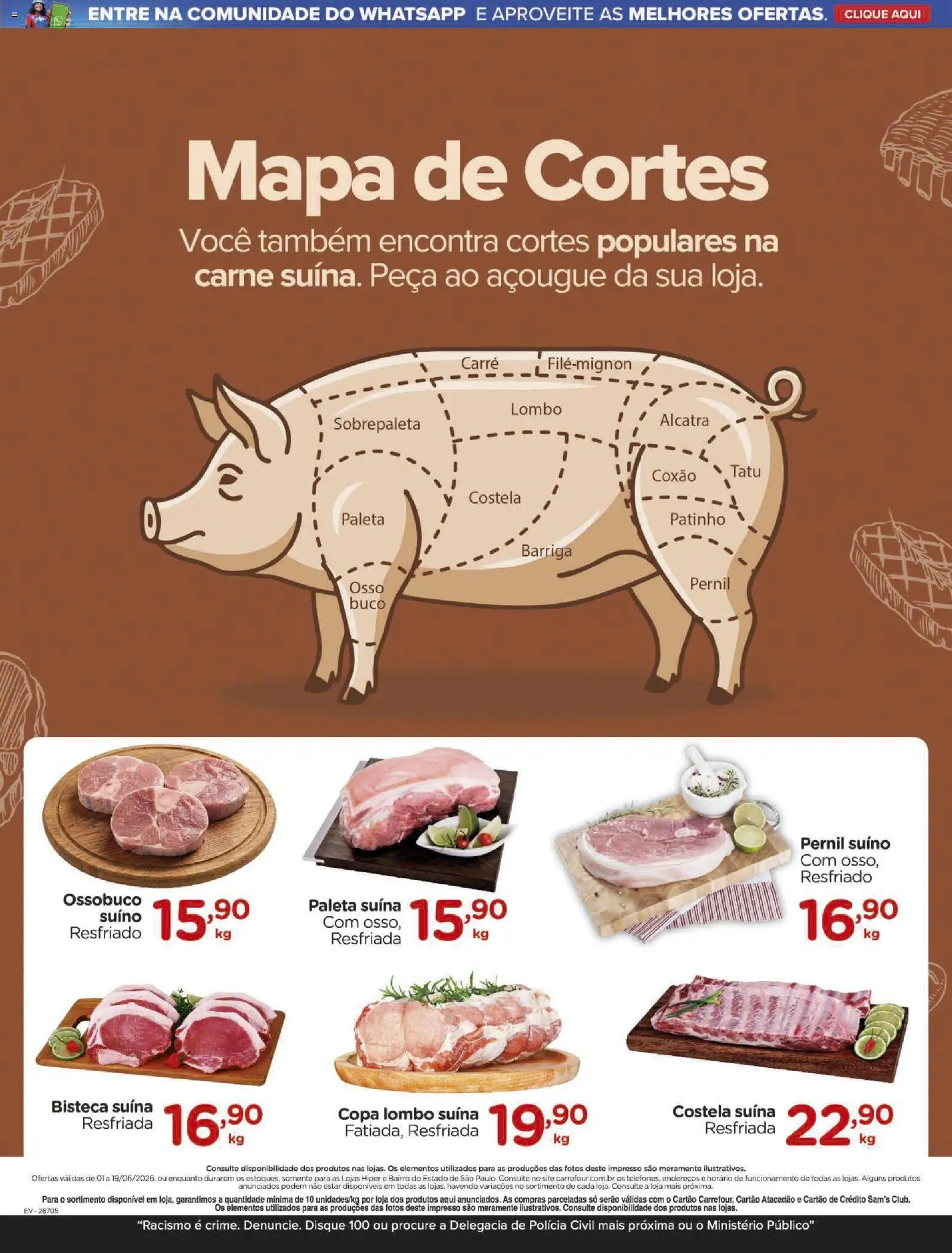 Carrefour Folheto - válido de 01.06.2026 | Página: 2 | Produtos: Lombo, Pernil, Copa, Carne