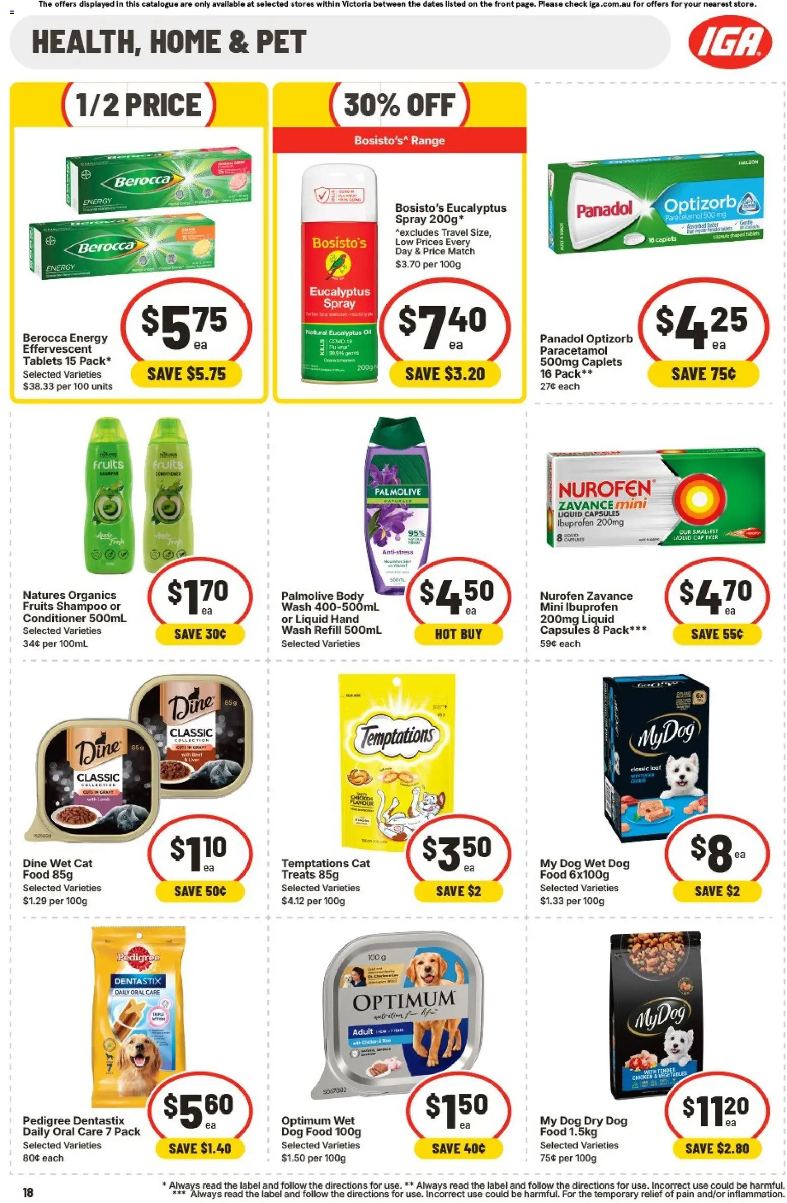 IGA catalogue - valid from 27/07/2026 | Page: 24 | Products: Conditioner, Chicken, Lamb, Dog food