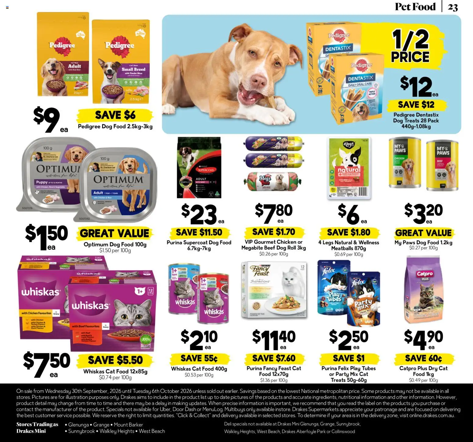 Drakes catalogue - valid from 30/09/2026 | Page: 23 | Products: Food, Beef, Dog food, Tubes