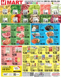 Preview of Hmart weekly ads valid from 19.06.2026