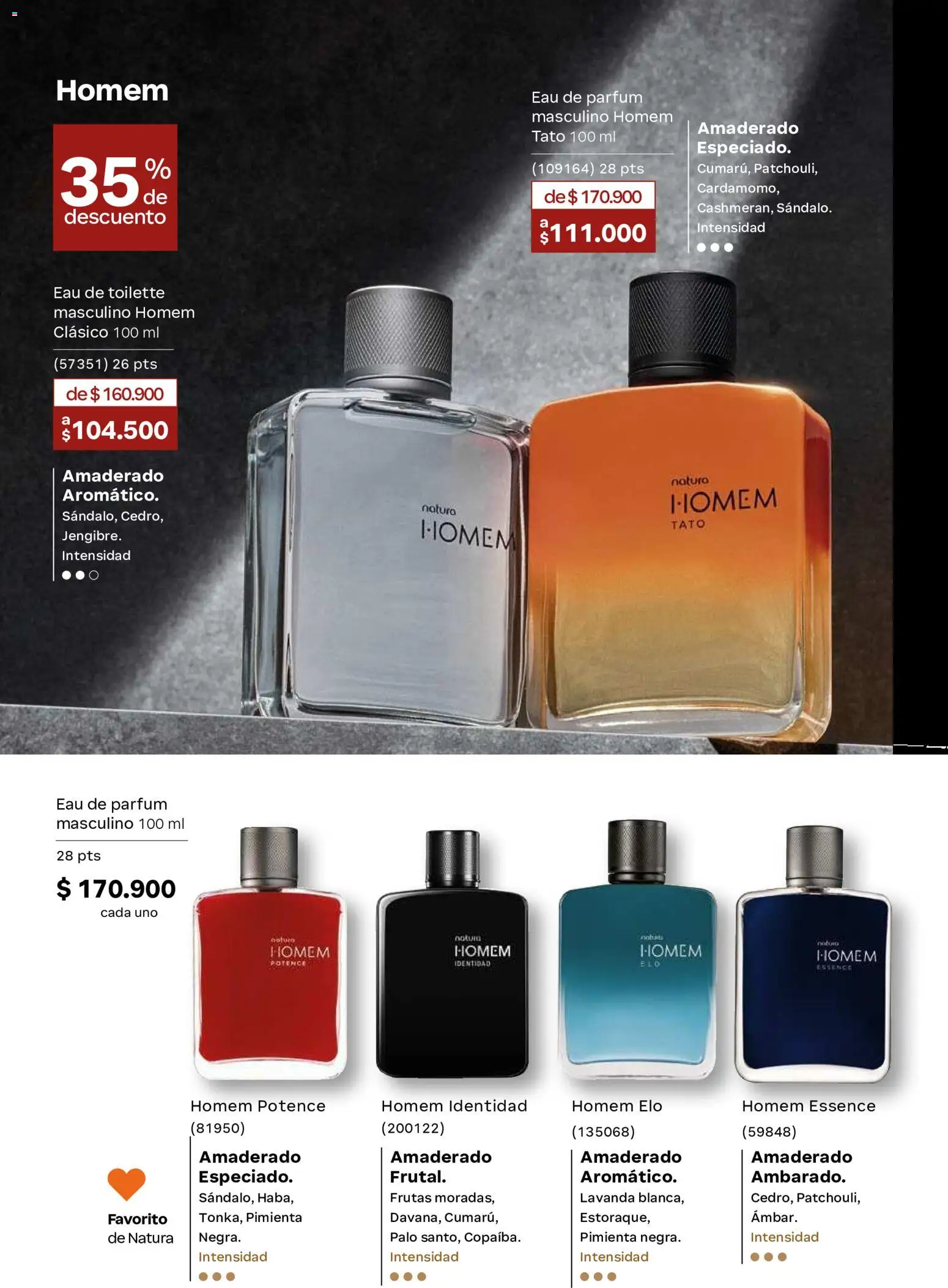 Natura revista - valida desde el 01/07/2026 | Página: 58 | Productos: Pimienta, Eau de toilette