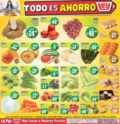 Vista previa de Casa Ley folleto Las ofertas de frutas y verdunas La Paz, nuevo folleto de la tienda, válido en México a partir del 04.06.2026