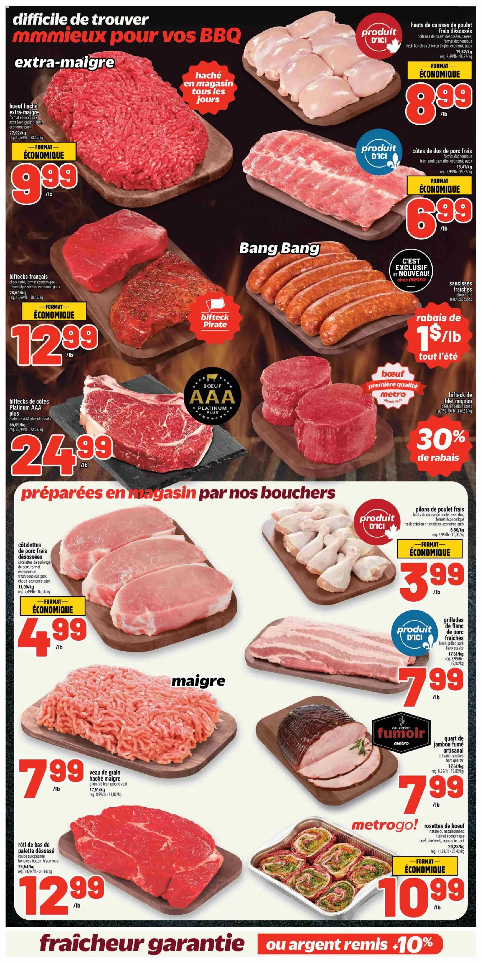 Metro flyer valid from 11.06.2026 | Page: 8 | Products: Beef, Ham, Chicken, Pork